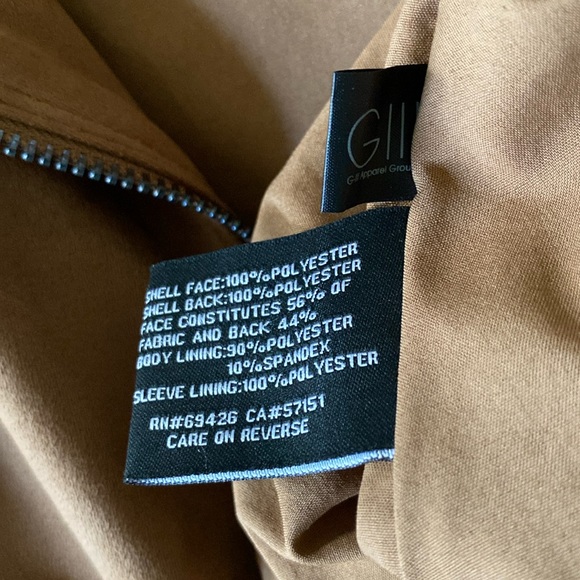 Black rivet western fringe faux leather Jacket - Picture 3 of 4